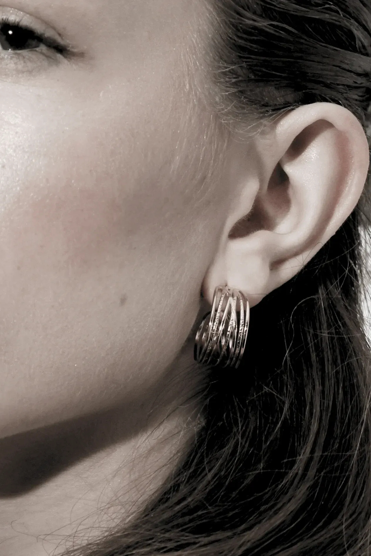 String Statement hoops - forgyldt